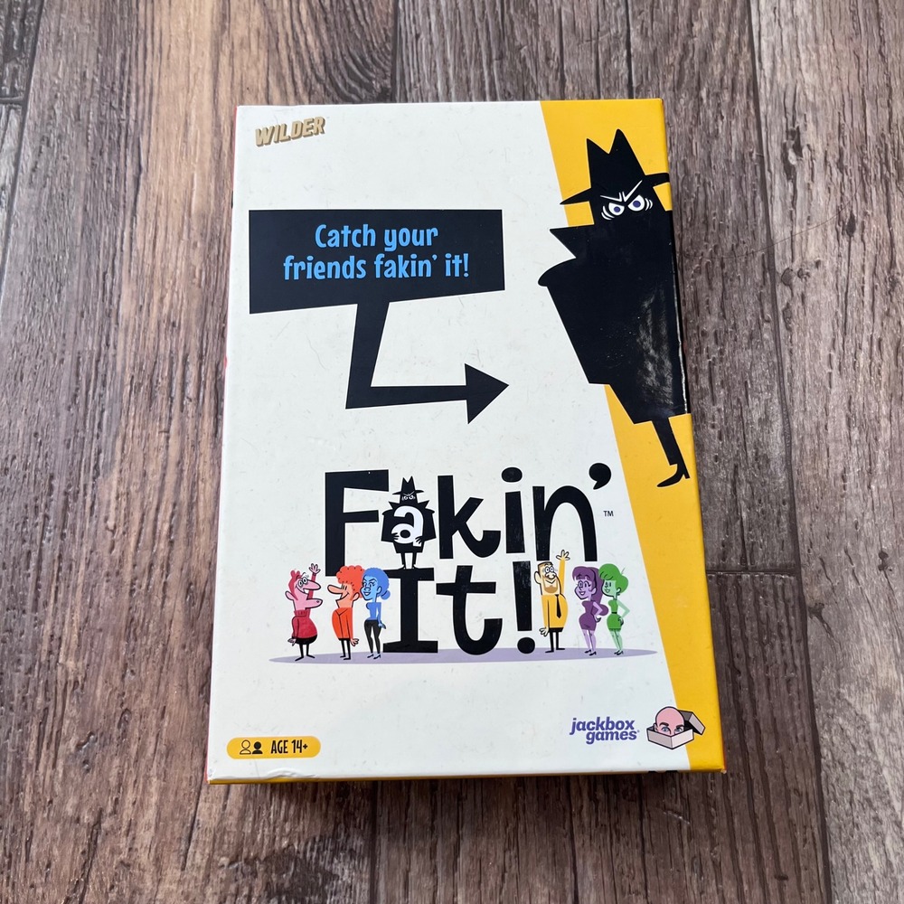 Jackbox Games Fakin' It! Party Card Game by Wilder 3-6 Players Ages 14+ WILD-109